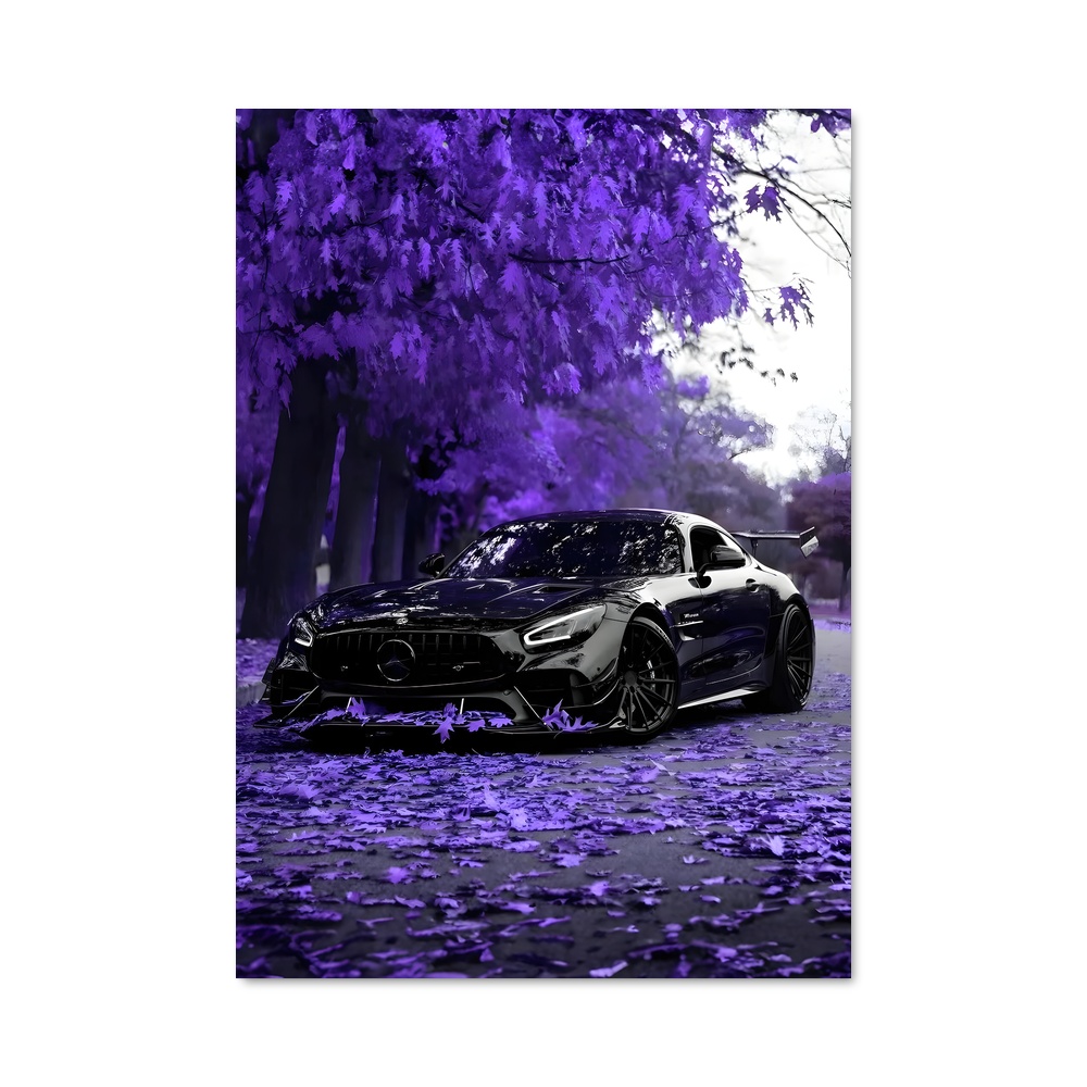 Poster voiture Amg GT raffiné